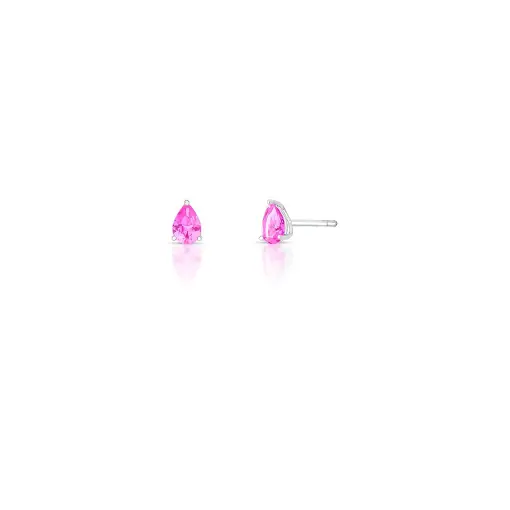 BRINCO COM CRISTAL DE GOTA PONTO DE LUZ PRATA RODINADA