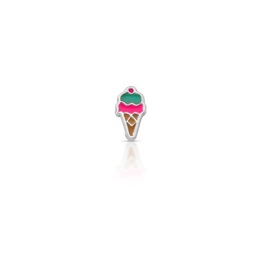 PINGENTE ESTEIRA KIDS DE SORVETE ESMALTADO