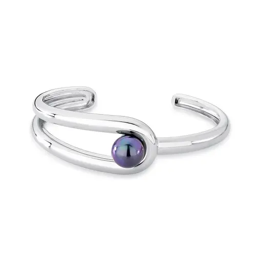 BRACELETE COM ABERTURA E PÉROLA SHELL