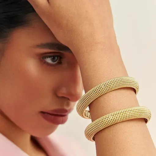 BRACELETE COM MICRO ESFERAS LISAS